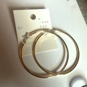 A New Day Large Gold Hoops
